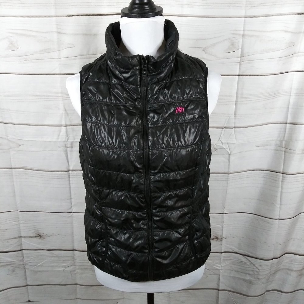 VTG Aeropostale A87 Channel Puffer Vest L